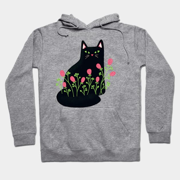 Clover Cat Hoodie by MidnightCoffee